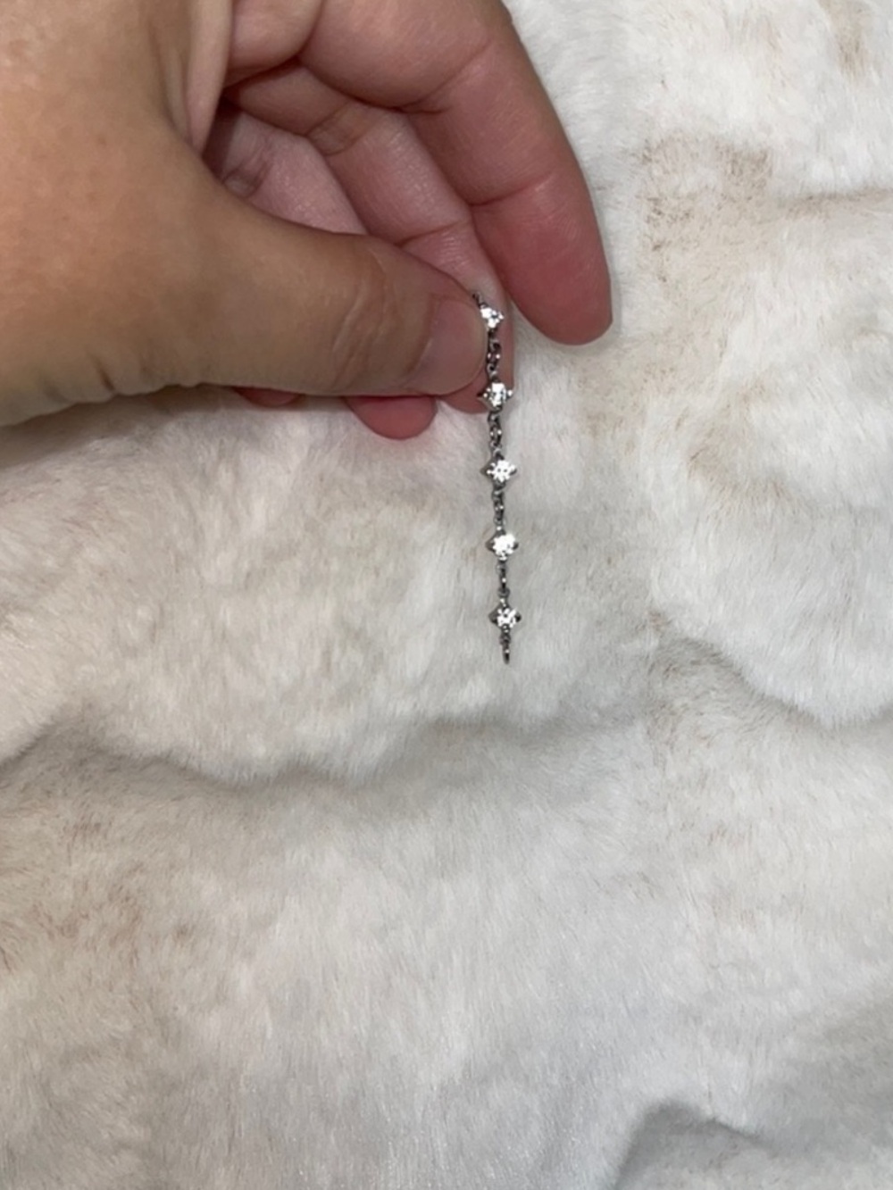 These elegant silver drop  connector chain  add a touch of sophistication
